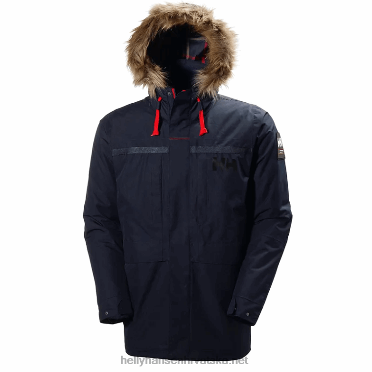 J0HV341 muška obalna 2 vodootporna parka muškarci Helly-Hansen mornarica