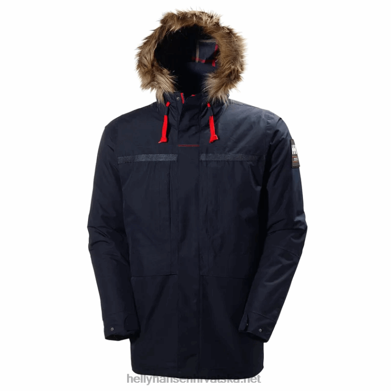 J0HV341 muška obalna 2 vodootporna parka muškarci Helly-Hansen mornarica