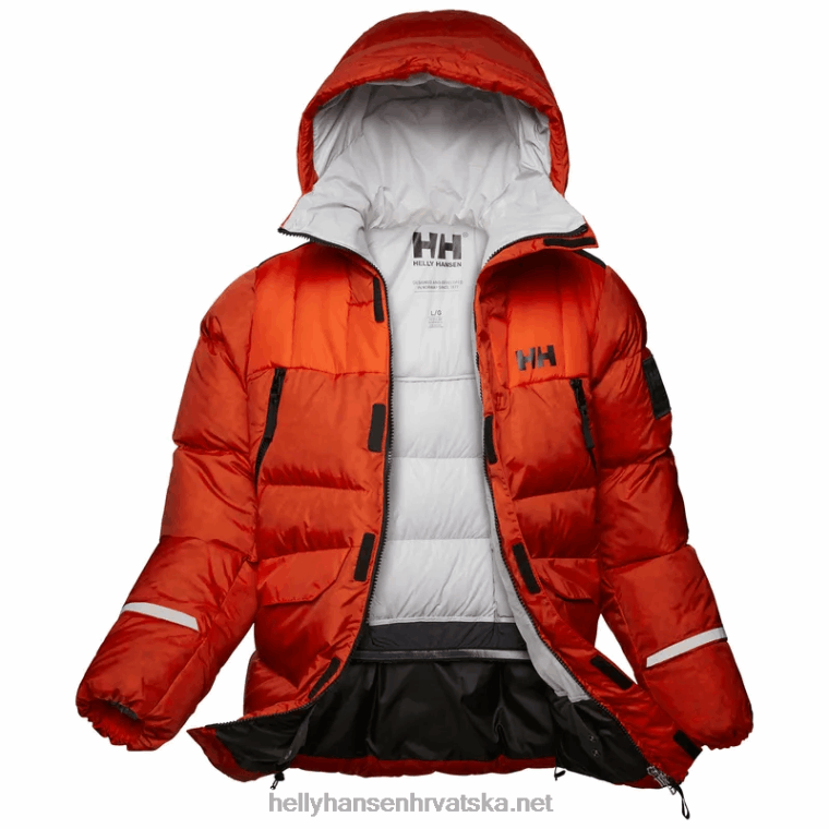 J0HV377 muška arctic patrol down parka muškarci Helly-Hansen patrolni oran