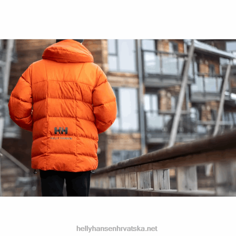 J0HV377 muška arctic patrol down parka muškarci Helly-Hansen patrolni oran