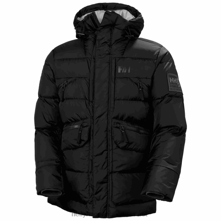 J0HV383 muška arctic patrol h2flow parka muškarci Helly-Hansen crno