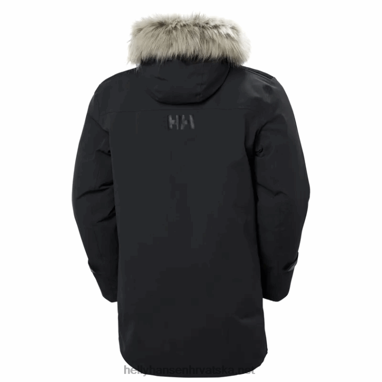 J0HV385 muška varanger spuštena parka muškarci Helly-Hansen crno