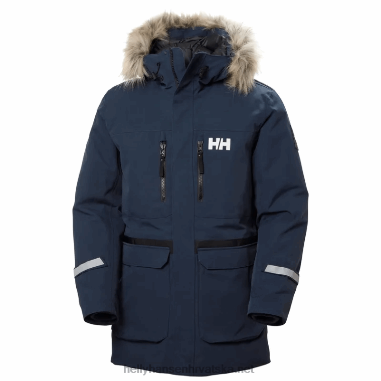 J0HV386 muška varanger spuštena parka muškarci Helly-Hansen mornarica