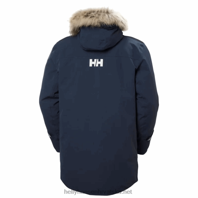 J0HV386 muška varanger spuštena parka muškarci Helly-Hansen mornarica