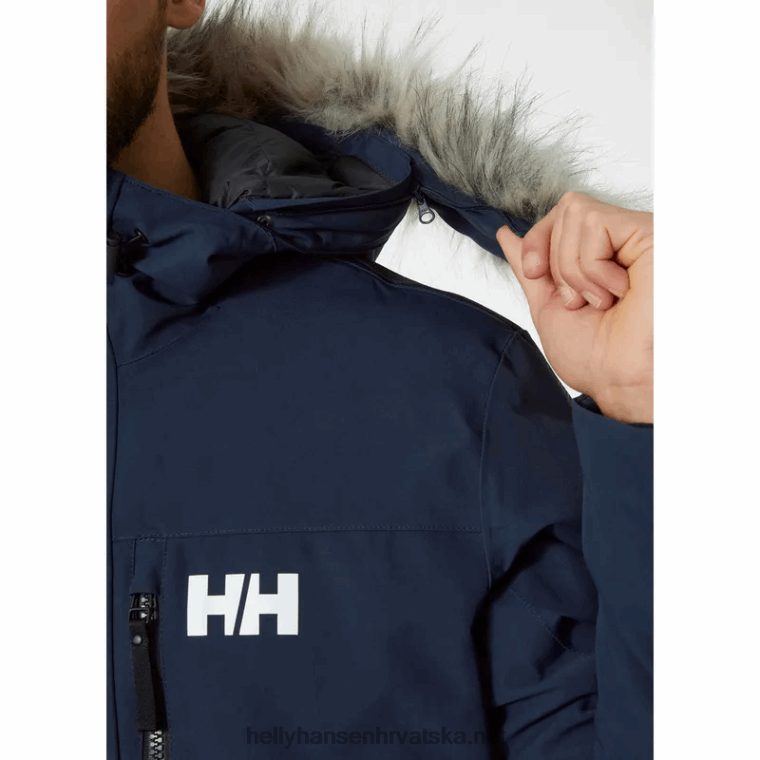 J0HV386 muška varanger spuštena parka muškarci Helly-Hansen mornarica