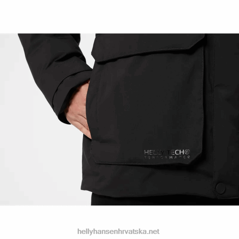 J0HV392 muška reine zimska parka muškarci Helly-Hansen crno