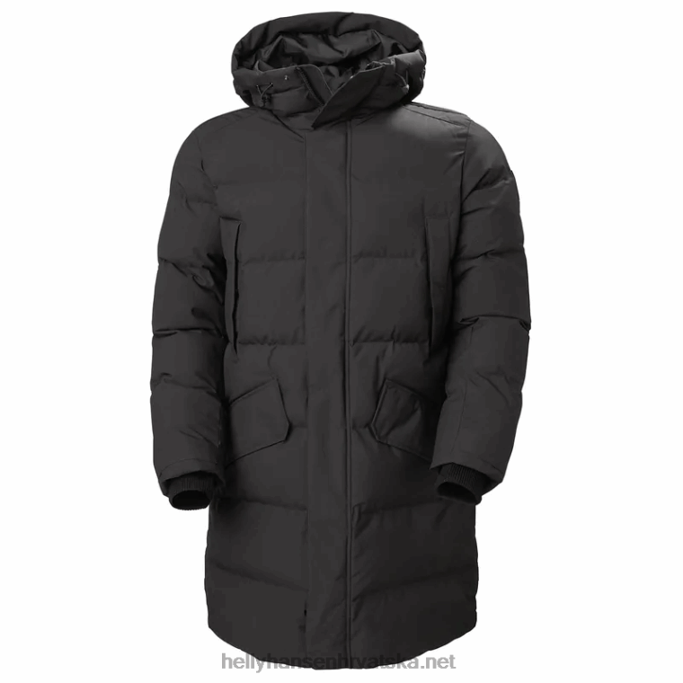 J0HV397 muška alaska parka muškarci Helly-Hansen crno