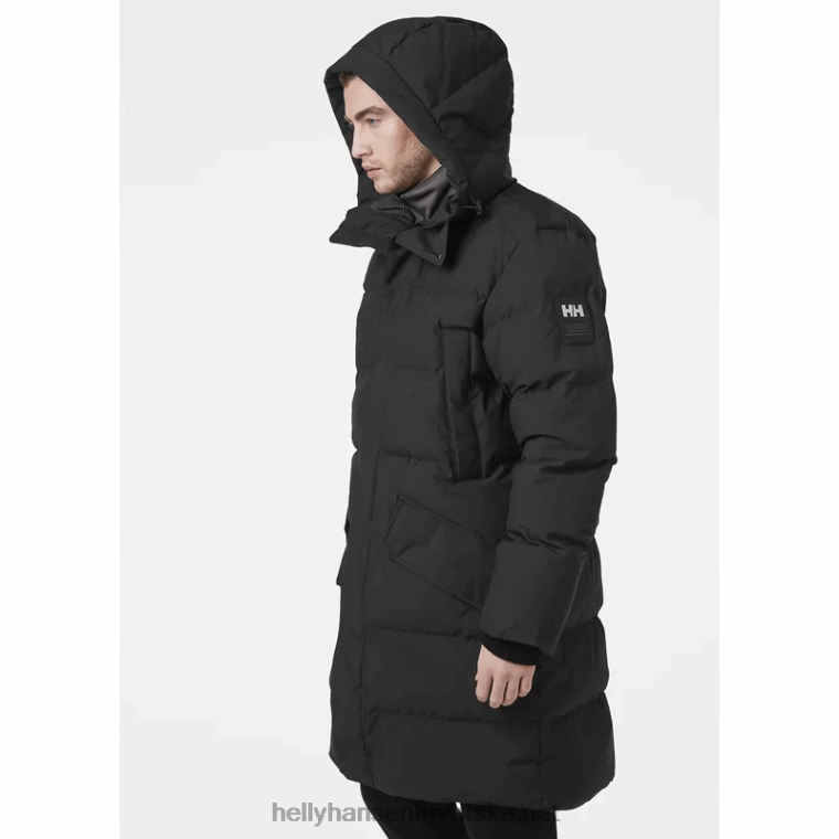 J0HV397 muška alaska parka muškarci Helly-Hansen crno