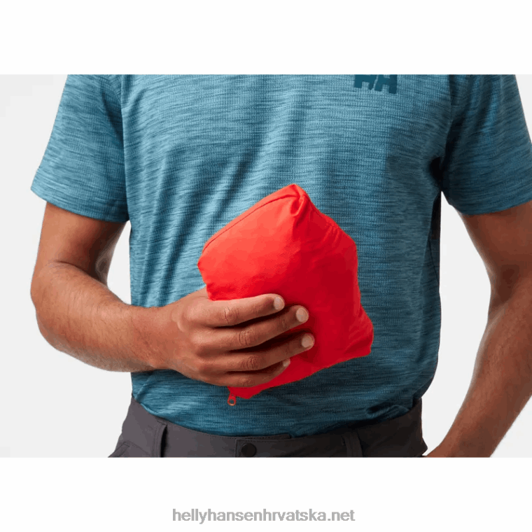 J0HV217 muška jakna rapide vjetrovka muškarci Helly-Hansen upozorenje crveno