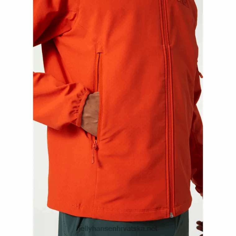 J0HV222 muška kaskadna štitasta jakna muškarci Helly-Hansen patrolni oran