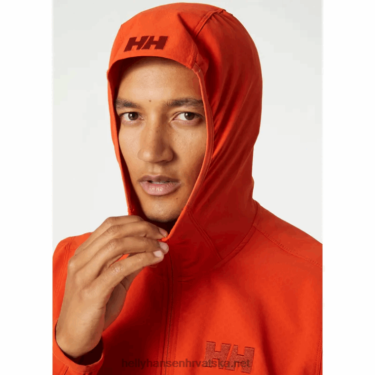 J0HV222 muška kaskadna štitasta jakna muškarci Helly-Hansen patrolni oran