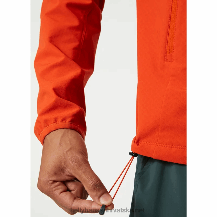 J0HV222 muška kaskadna štitasta jakna muškarci Helly-Hansen patrolni oran