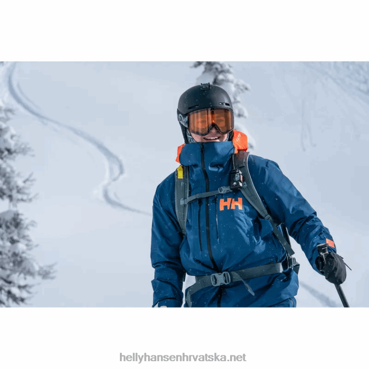 J0HV144 muška skijaška jakna elevation infinity 2.0 muškarci Helly-Hansen duboki fjord