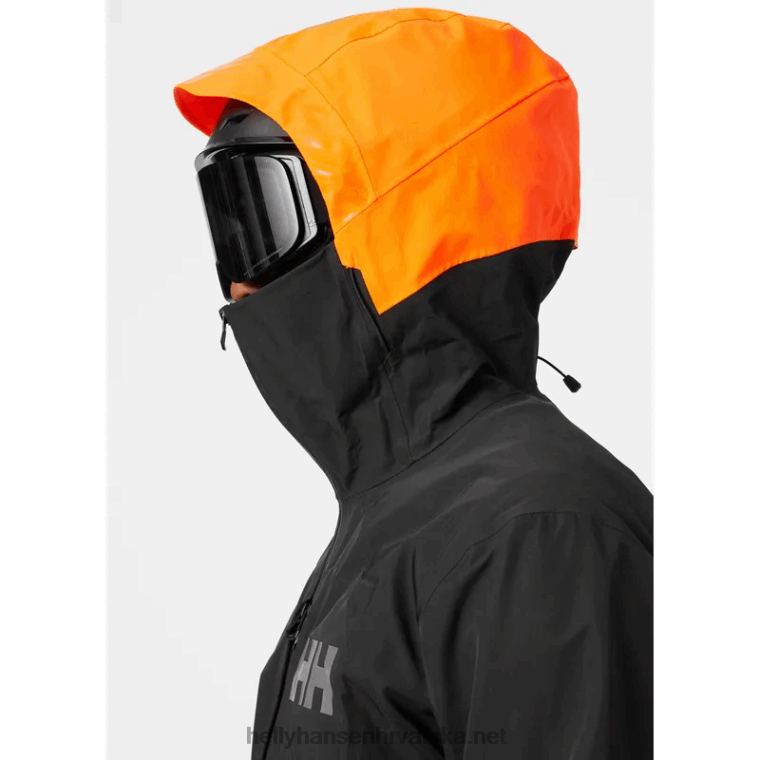 J0HV145 muška skijaška jakna elevation infinity 2.0 muškarci Helly-Hansen crno