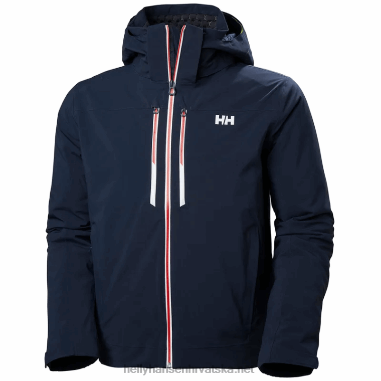 J0HV407 muška alpha â€¯lifaloft izolirana skijaška jakna muškarci Helly-Hansen mornarica