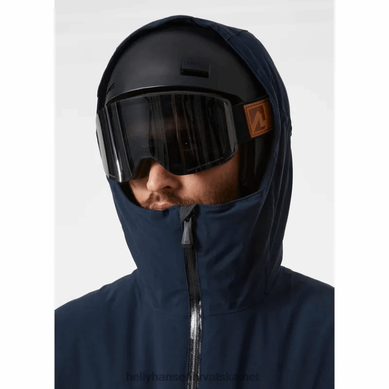 J0HV420 muška skijaška jakna s izolacijom Swift Team muškarci Helly-Hansen crno