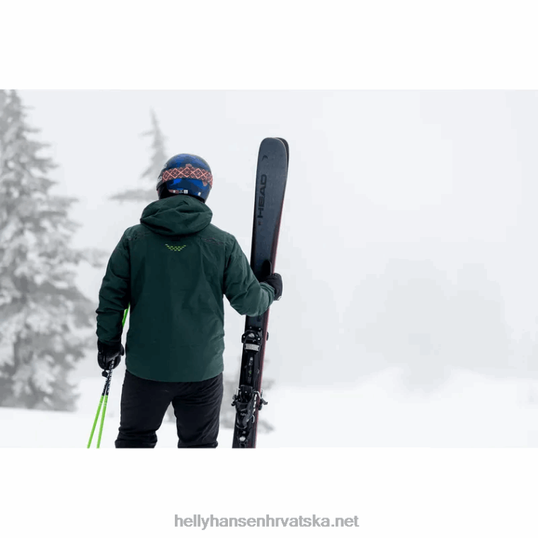 J0HV421 muška alpha infinity izolirana skijaška jakna muškarci Helly-Hansen mornarica