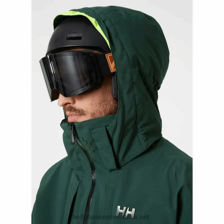 J0HV421 muška alpha infinity izolirana skijaška jakna muškarci Helly-Hansen mornarica