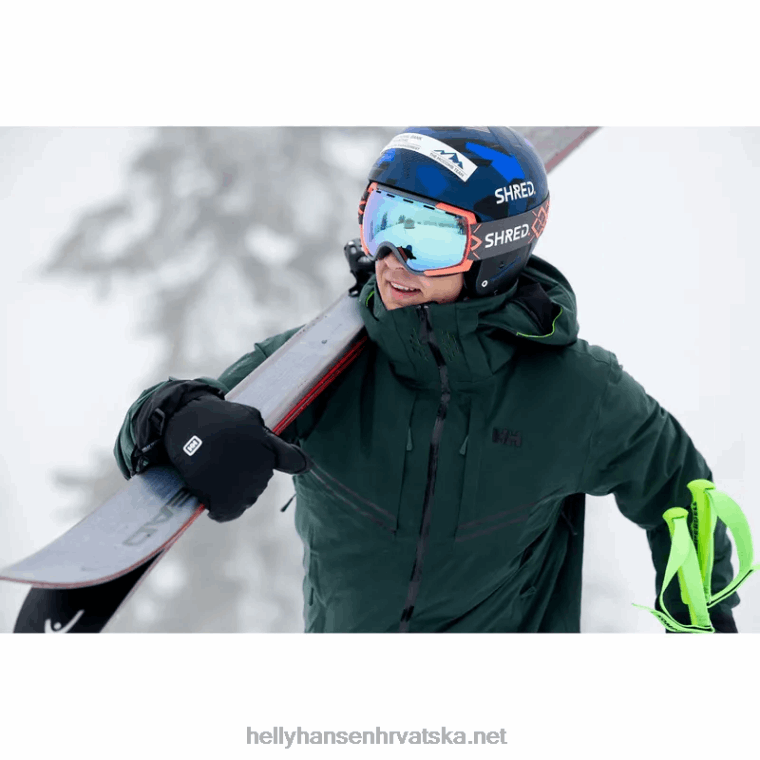 J0HV421 muška alpha infinity izolirana skijaška jakna muškarci Helly-Hansen mornarica