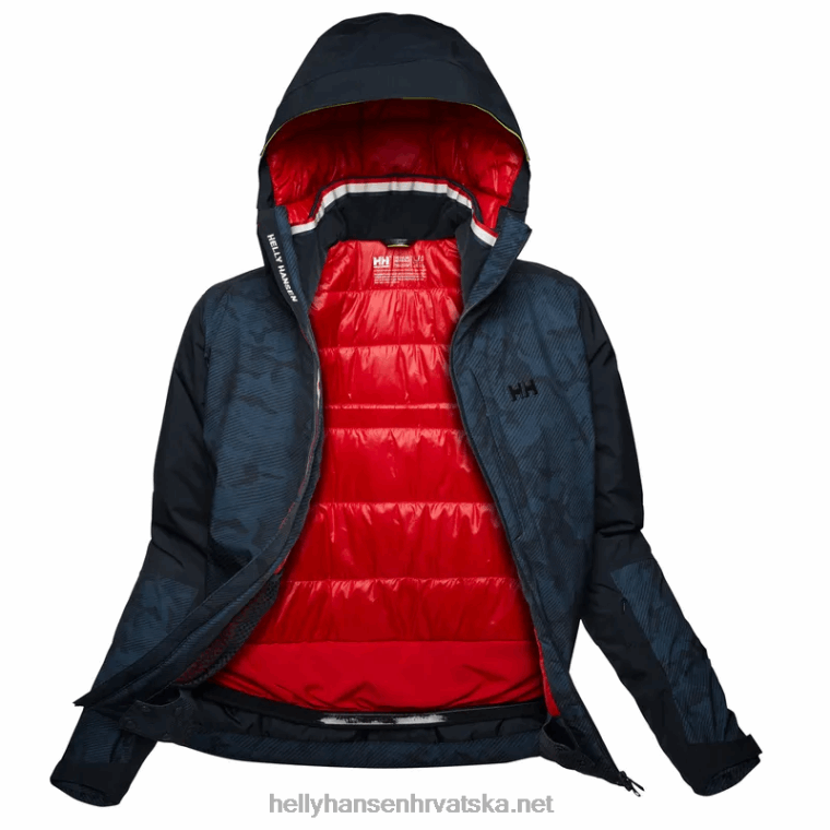 J0HV429 muška skijaška jakna s izolacijom swift infinity muškarci Helly-Hansen crno