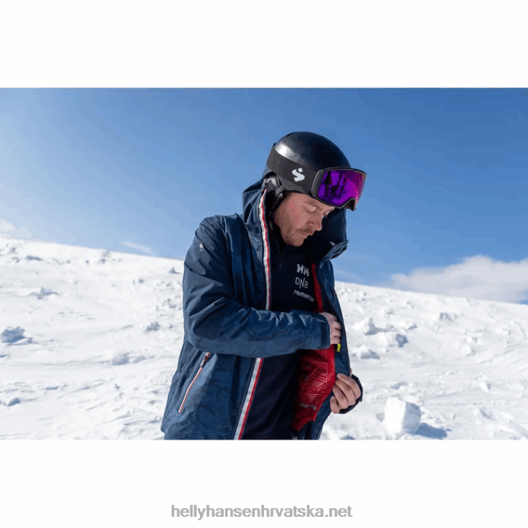 J0HV429 muška skijaška jakna s izolacijom swift infinity muškarci Helly-Hansen crno