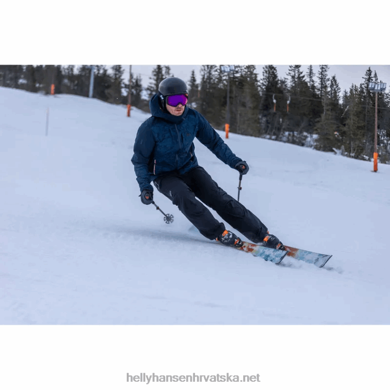 J0HV429 muška skijaška jakna s izolacijom swift infinity muškarci Helly-Hansen crno