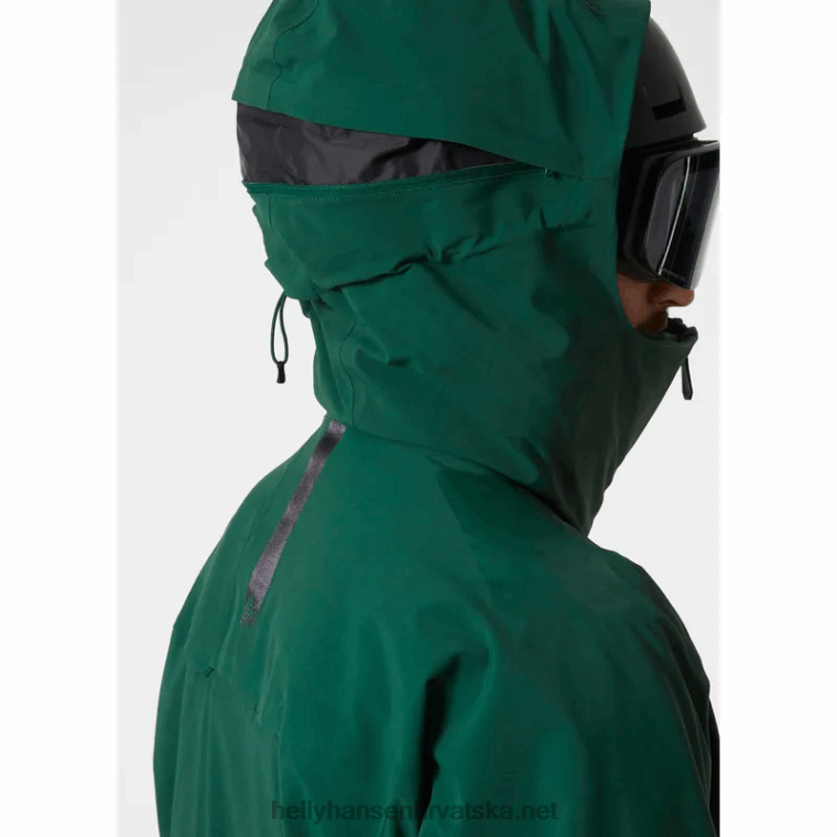 J0HV430 muška kitzbuhel infinity rastezljiva skijaška jakna s izolacijom muškarci Helly-Hansen mornarica