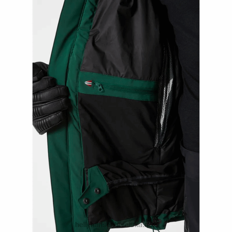 J0HV430 muška kitzbuhel infinity rastezljiva skijaška jakna s izolacijom muškarci Helly-Hansen mornarica