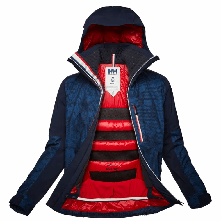 J0HV432 muška kitzbuhel infinity rastezljiva skijaška jakna s izolacijom muškarci Helly-Hansen crno