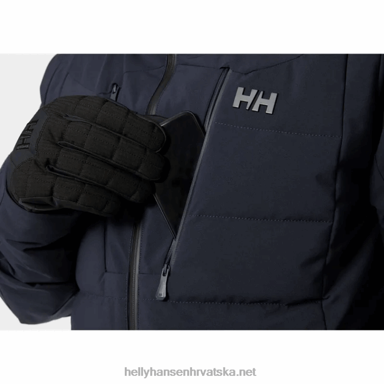 J0HV435 muška skijaška jakna rivaridge infinity muškarci Helly-Hansen crno
