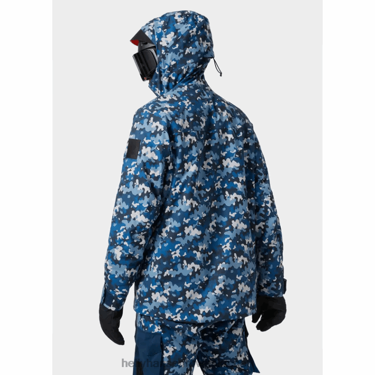 J0HV436 muška ullr d izolirana skijaška anorak jakna muškarci Helly-Hansen mornarica
