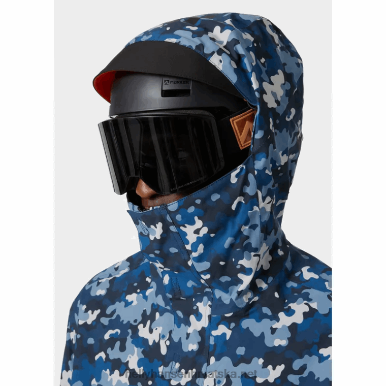 J0HV436 muška ullr d izolirana skijaška anorak jakna muškarci Helly-Hansen mornarica