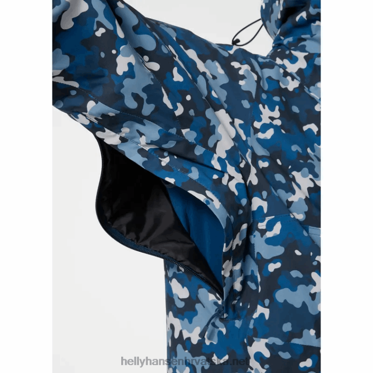 J0HV436 muška ullr d izolirana skijaška anorak jakna muškarci Helly-Hansen mornarica