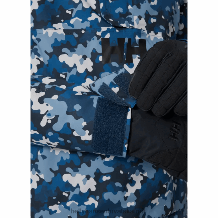 J0HV436 muška ullr d izolirana skijaška anorak jakna muškarci Helly-Hansen mornarica