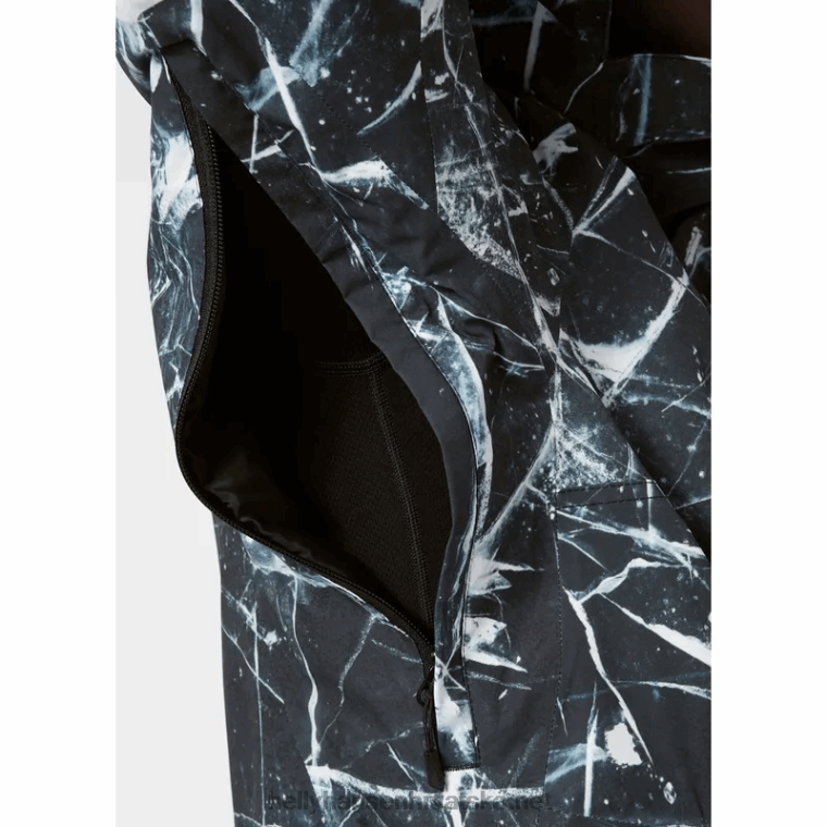 J0HV437 muška ullr d izolirana skijaška anorak jakna muškarci Helly-Hansen ocean camo