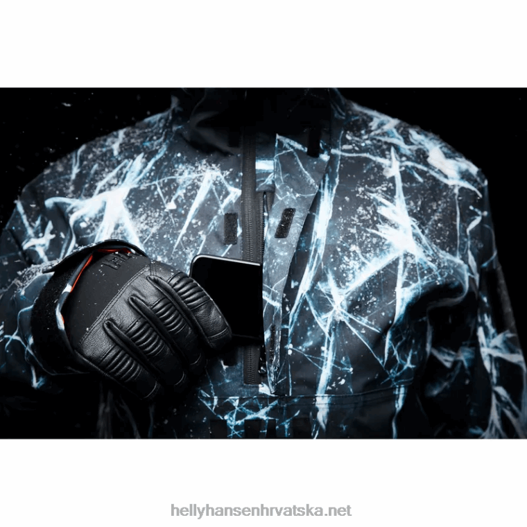 J0HV437 muška ullr d izolirana skijaška anorak jakna muškarci Helly-Hansen ocean camo