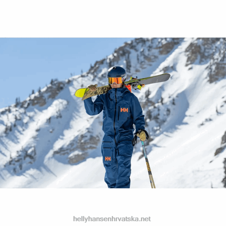 J0HV449 muško ullr chugach infinity puder skijaško odijelo muškarci Helly-Hansen crno