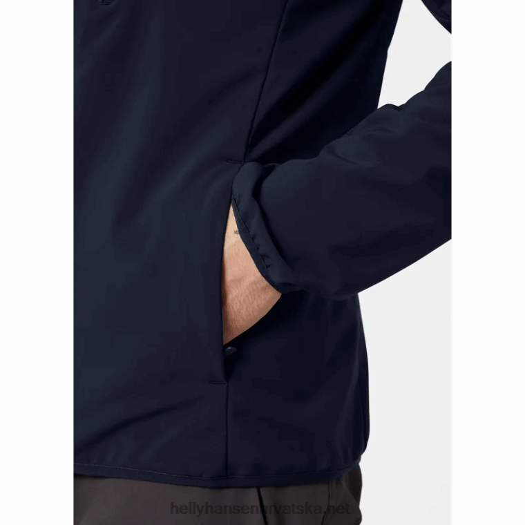 J0HV104 muška crew softshell jakna 2.0 muškarci Helly-Hansen mornarica