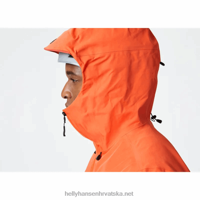 J0HV141 muška jakna od školjke odin 9 worlds infinity muškarci Helly-Hansen svijetli oran