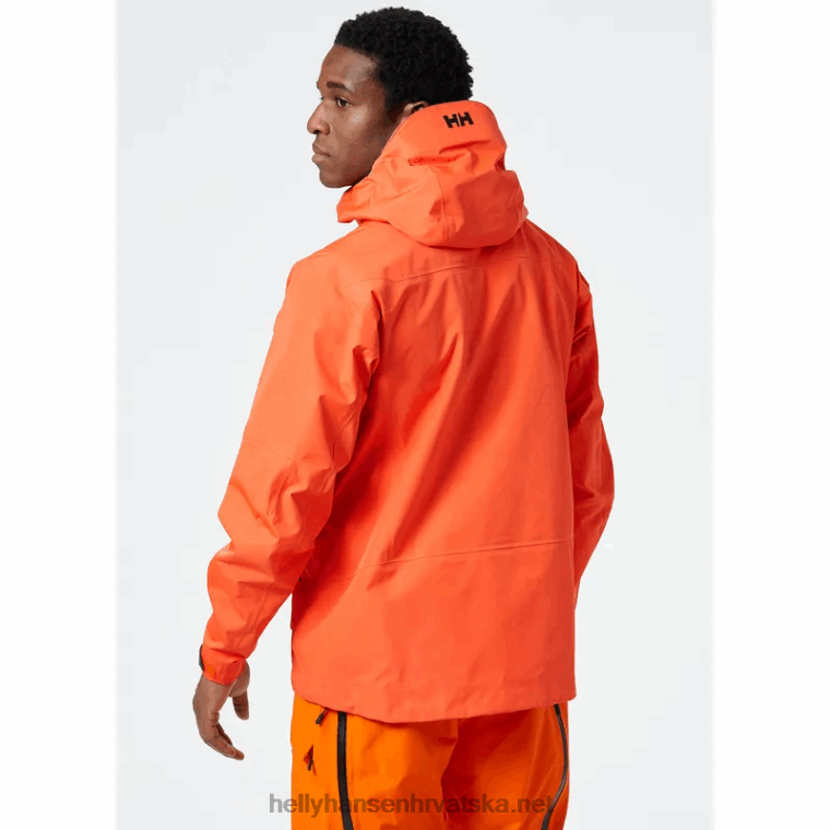 J0HV141 muška jakna od školjke odin 9 worlds infinity muškarci Helly-Hansen svijetli oran