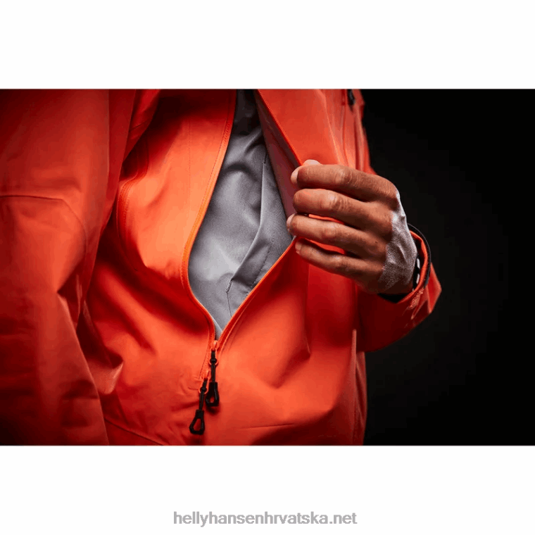 J0HV141 muška jakna od školjke odin 9 worlds infinity muškarci Helly-Hansen svijetli oran