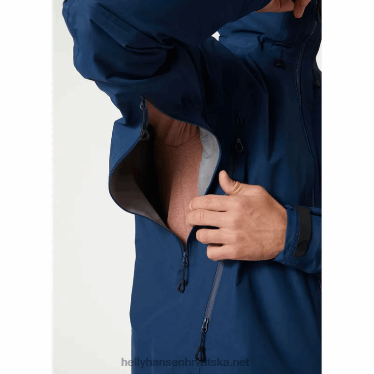J0HV148 muška odin 9 svjetova 3.0 školjkasta jakna muškarci Helly-Hansen ocean