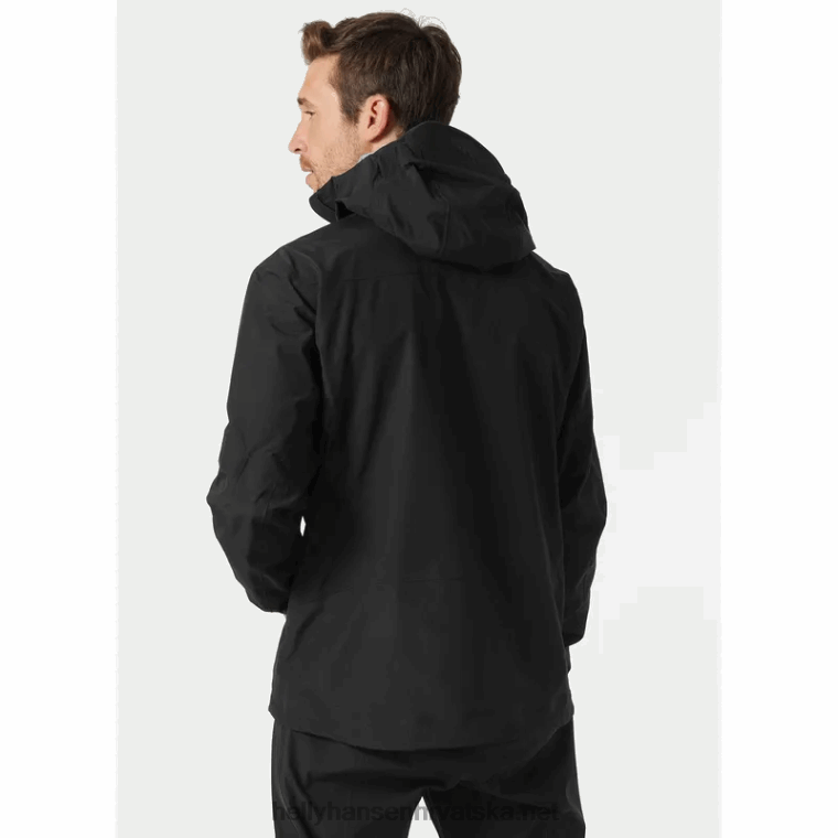 J0HV150 muška odin 9 svjetova 3.0 školjkasta jakna muškarci Helly-Hansen crno