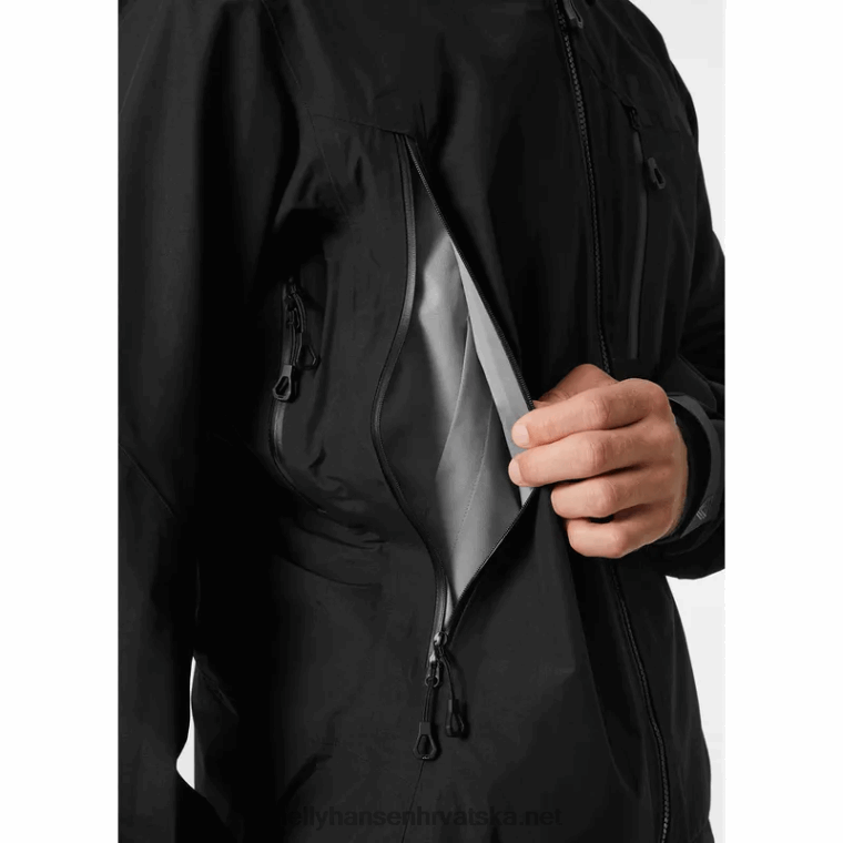 J0HV150 muška odin 9 svjetova 3.0 školjkasta jakna muškarci Helly-Hansen crno