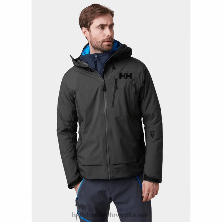 J0HV158 muška jakna odin 9 worlds 2.0 outdoor muškarci Helly-Hansen crno