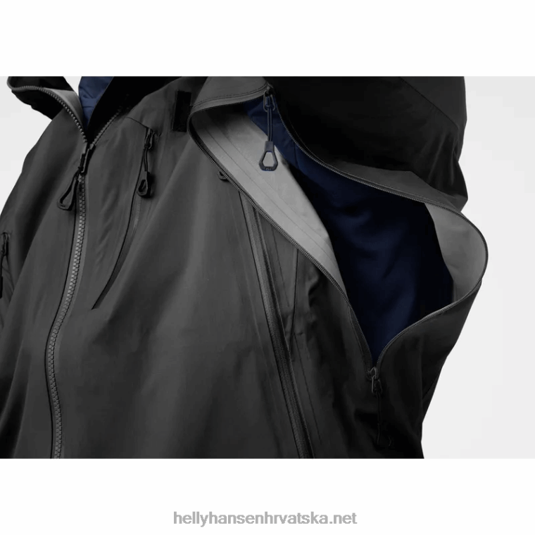 J0HV158 muška jakna odin 9 worlds 2.0 outdoor muškarci Helly-Hansen crno