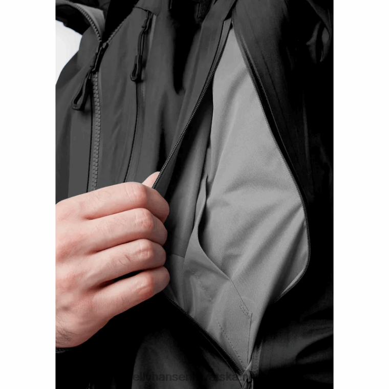 J0HV158 muška jakna odin 9 worlds 2.0 outdoor muškarci Helly-Hansen crno