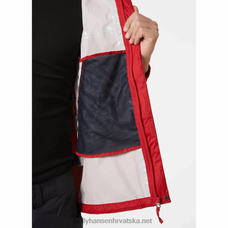 J0HV165 muška jakna od školjki muškarci Helly-Hansen Crvena