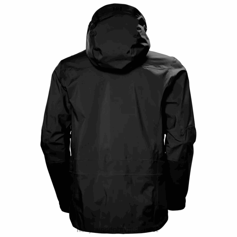J0HV177 muška jakna od školjke odin mountain infinity muškarci Helly-Hansen crno