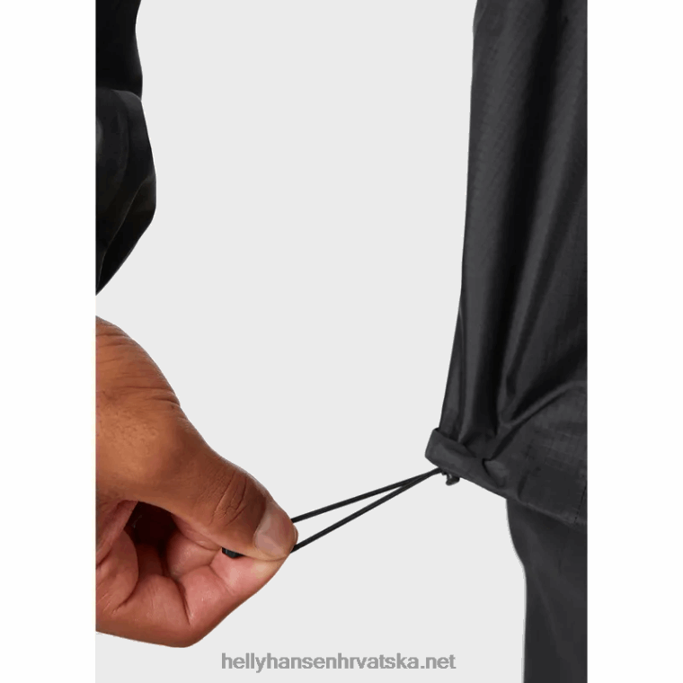 J0HV185 muška verglas micro shell jakna muškarci Helly-Hansen crno